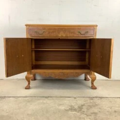 Vintage Burl Walnut Queen Anne Style Cabinet -Othee Home Shop 1500 1500 frame 0 1044