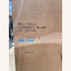 Drexel 1980s Solid Wood Cabinet W/Lights