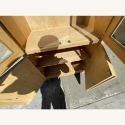 Drexel 1980s Solid Wood Cabinet W/Lights -Othee Home Shop 1500 1500 frame 0 1069