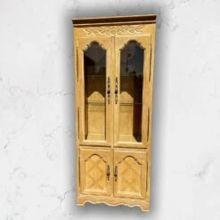 Drexel 1980s Solid Wood Cabinet W/Lights -Othee Home Shop 1500 1500 frame 0 1075