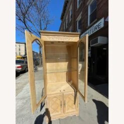 Drexel 1980s Solid Wood Cabinet W/Lights -Othee Home Shop 1500 1500 frame 0 1076