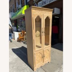 Drexel 1980s Solid Wood Cabinet W/Lights -Othee Home Shop 1500 1500 frame 0 1082