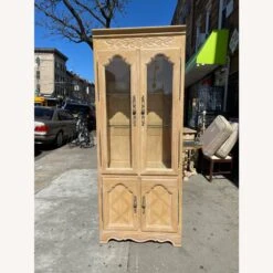 Drexel 1980s Solid Wood Cabinet W/Lights -Othee Home Shop 1500 1500 frame 0 1085