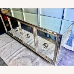 Other James Mont Style Custom Mirrored Credenza
