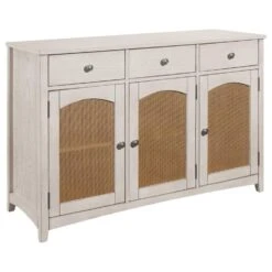 Other Two-Tone Farmhouse Server With Cane Panels -Othee Home Shop 1500 1500 frame 0 11
