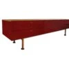 Cassina Red Lacquer Credenza