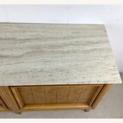 Mid-Century Travertine Top Credenza By JJ Metz -Othee Home Shop 1500 1500 frame 0 1204