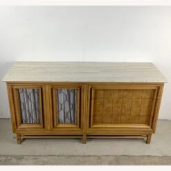 Mid-Century Travertine Top Credenza By JJ Metz -Othee Home Shop 1500 1500 frame 0 1207