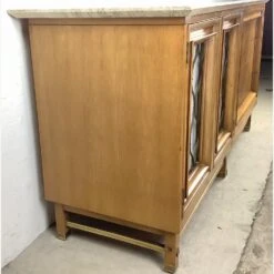 Mid-Century Travertine Top Credenza By JJ Metz -Othee Home Shop 1500 1500 frame 0 1208
