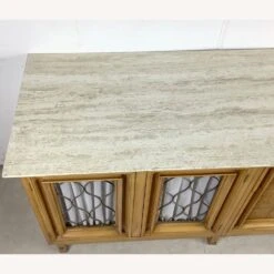 Mid-Century Travertine Top Credenza By JJ Metz -Othee Home Shop 1500 1500 frame 0 1215