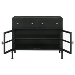Other Accent Cabinet In Black W/ Antique Brass Finish -Othee Home Shop 1500 1500 frame 0 1229