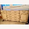 Vintage Credenza- Cream To Soft Beige Finish