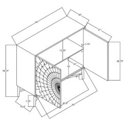 Other Accent Cabinet In Silver Sunburst Design Finish -Othee Home Shop 1500 1500 frame 0 1267