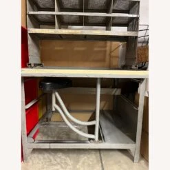 French Post Office Mail Table With Seat & Ladder -Othee Home Shop 1500 1500 frame 0 1297