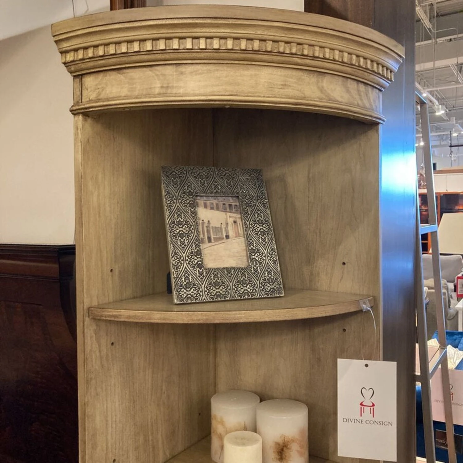 Other Dowling 1-Door Corner With Upper Shelving Cabinet 4 Other Dowling 1-Door Corner With Upper Shelving Cabinet - Image 4