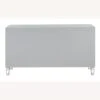 Other Accent Cabinet W/ Mirrored Fronts In Silver Finish