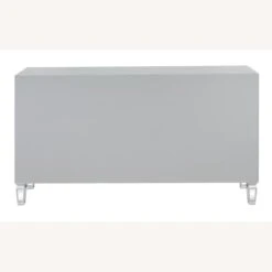 Other Accent Cabinet W/ Mirrored Fronts In Silver Finish
