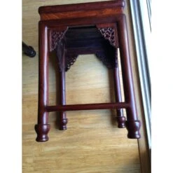 20th Century Chinese Burl Wood Blackwood Vanity