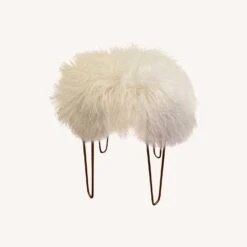 TOV Sheepskin Stool With Hairpin Legs -Othee Home Shop 1500 1500 frame 0 1448