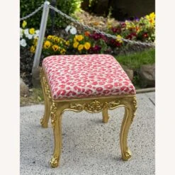 Other Louis XV Gold Leaf Bench Stool Ottoman Snow Leo 7 Other Louis XV Gold Leaf Bench Stool Ottoman Snow Leo -Othee Home Shop 1500 1500 frame 0 1452