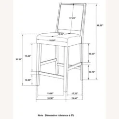 Other Bar Stool In Grey Fabric & Espresso Wood Finish -Othee Home Shop 1500 1500 frame 0 1507