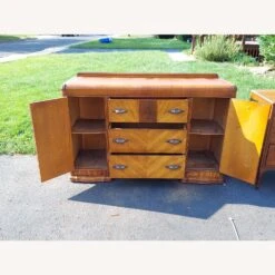Antique Waterfall Large Sideboard
