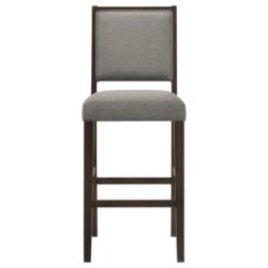 Other Bar Stool In Grey Fabric & Espresso Wood Finish -Othee Home Shop 1500 1500 frame 0 1514