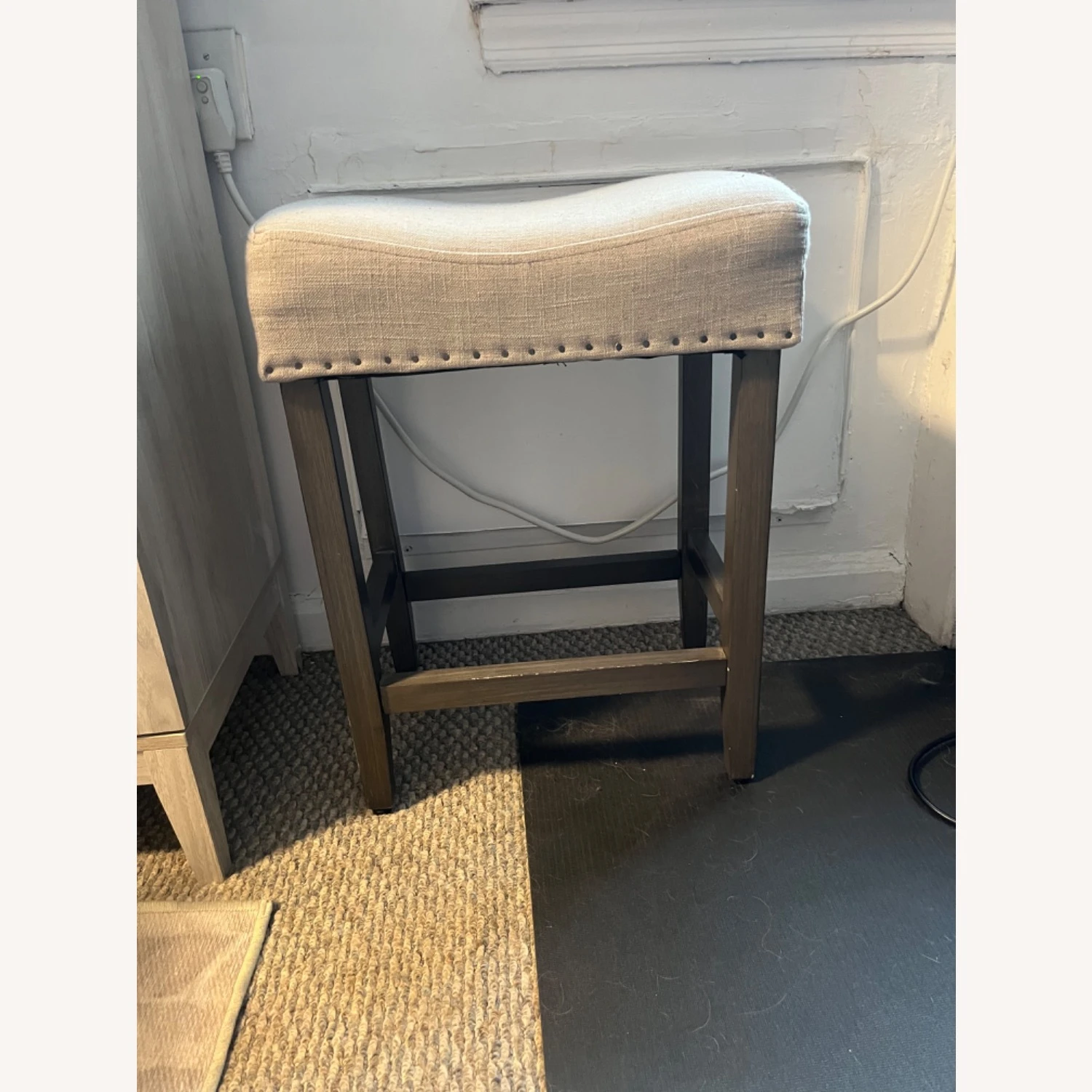 Target Set Of 2 - 24" Saddle Counter Height Barstools 1 Target Set Of 2 - 24" Saddle Counter Height Barstools