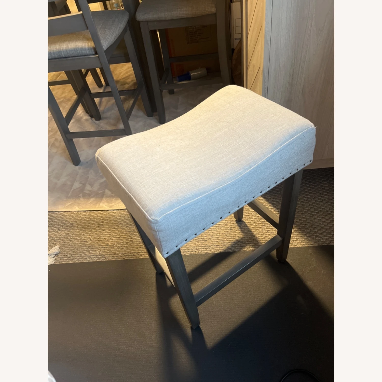 Target Set Of 2 - 24" Saddle Counter Height Barstools 4 Target Set Of 2 - 24" Saddle Counter Height Barstools - Image 4