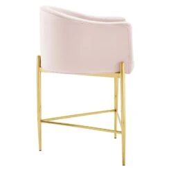 Other Counter Stool In Pink Velvet With Dense Foam Padding -Othee Home Shop 1500 1500 frame 0 1594