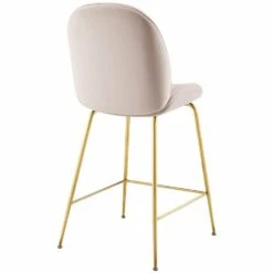 Other Counter Stool In Pink Polyester Fabric &Gold Frame -Othee Home Shop 1500 1500 frame 0 1658
