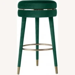 Other Swivel Bar Stool In Green Velvet W/ Wood Frame -Othee Home Shop 1500 1500 frame 0 1714
