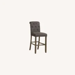 Other Bar Stool Upholstered In Linen-Like Grey Fabric -Othee Home Shop 1500 1500 frame 0 1737