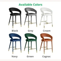 Other Counter Stool In Cream Velvet W/ Rounded Back -Othee Home Shop 1500 1500 frame 0 1761