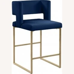 Other Counter Stool In Navy Velvet W/ Gold Iron Base -Othee Home Shop 1500 1500 frame 0 1781