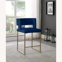 Other Counter Stool In Navy Velvet W/ Gold Iron Base -Othee Home Shop 1500 1500 frame 0 1782