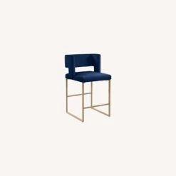 Other Counter Stool In Navy Velvet W/ Gold Iron Base -Othee Home Shop 1500 1500 frame 0 1785