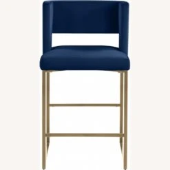 Other Counter Stool In Navy Velvet W/ Gold Iron Base -Othee Home Shop 1500 1500 frame 0 1786