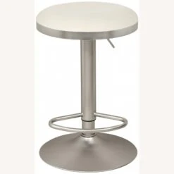 Other Adjustable Stool In White Faux Leather Upholstery -Othee Home Shop 1500 1500 frame 0 1789