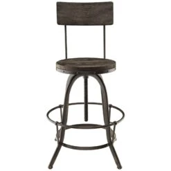 Other Bar Stool In Black Pine Wood W/ Metal Frame Finish -Othee Home Shop 1500 1500 frame 0 1796