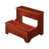 Other Stool In Rich Warm Brown W/ Two-Tier Step