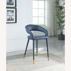 Other Counter Stool In Navy Faux Leather W/Rounded Back -Othee Home Shop 1500 1500 frame 0 1861