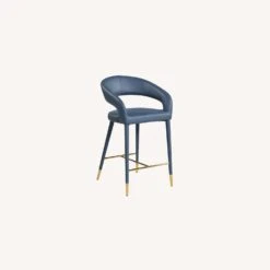 Other Counter Stool In Navy Faux Leather W/Rounded Back -Othee Home Shop 1500 1500 frame 0 1862