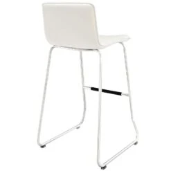 Other Bar Stool In White W/ Stainless Steel Base Finish -Othee Home Shop 1500 1500 frame 0 1892