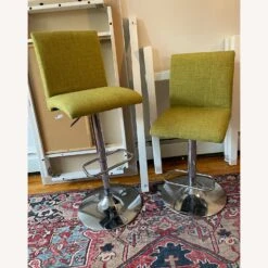 2 Green Stools With Footrest & Adjustable Height -Othee Home Shop 1500 1500 frame 0 1897