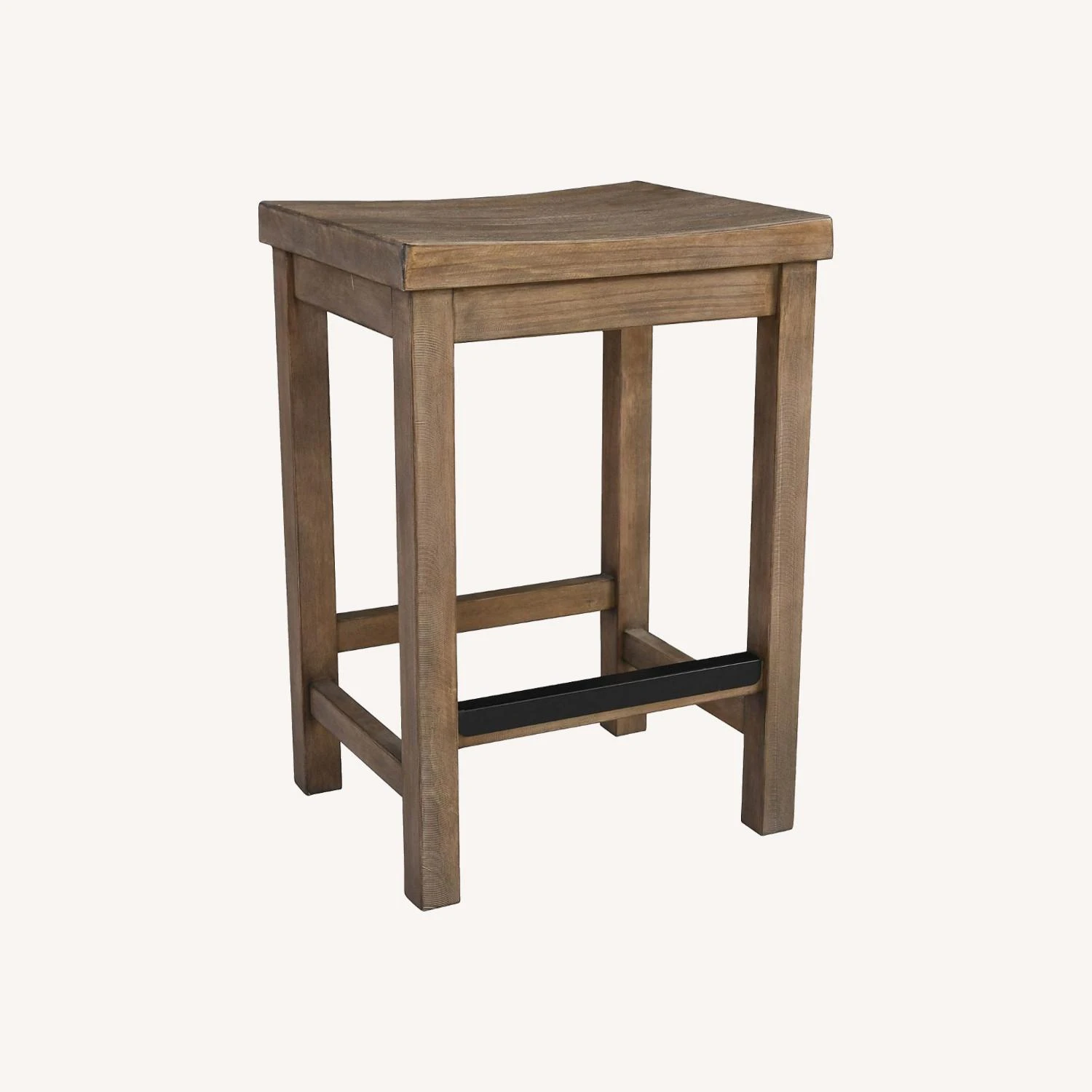 Pottery Barn Tyann Reclaimed Wood Counter Stool 2 Pottery Barn Tyann Reclaimed Wood Counter Stool - Image 2