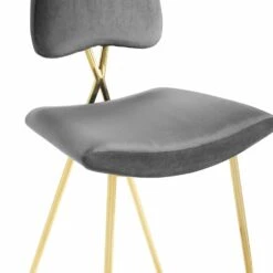 Other Counter Stool In Gray Velvet W/ Sleek Gold Base 19 Other Counter Stool In Gray Velvet W/ Sleek Gold Base -Othee Home Shop 1500 1500 frame 0 1924