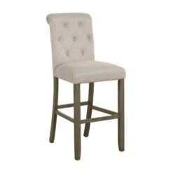 Other Bar Stool In Tufted Linen-Like Beige Fabric -Othee Home Shop 1500 1500 frame 0 1932
