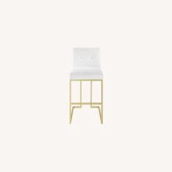 Other Bar Stool In Tufted White Fabric W/Gold Steel Base -Othee Home Shop 1500 1500 frame 0 1937