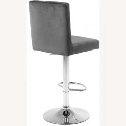 Other Adjustable Stool In Grey Velvet W/ Channel Tufting -Othee Home Shop 1500 1500 frame 0 1955